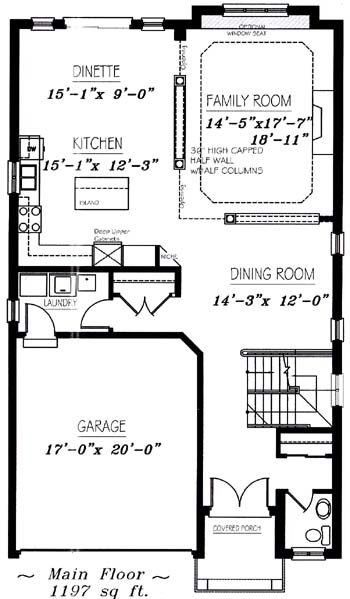 The riviera - Main Floor - Floorplan